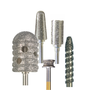 40. Алмазные боры для обработки Акриловых пластмасс